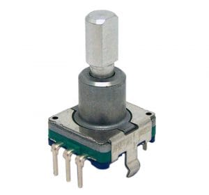 Potenciômetro Encoder com Chave 5 Terminais para Arduino