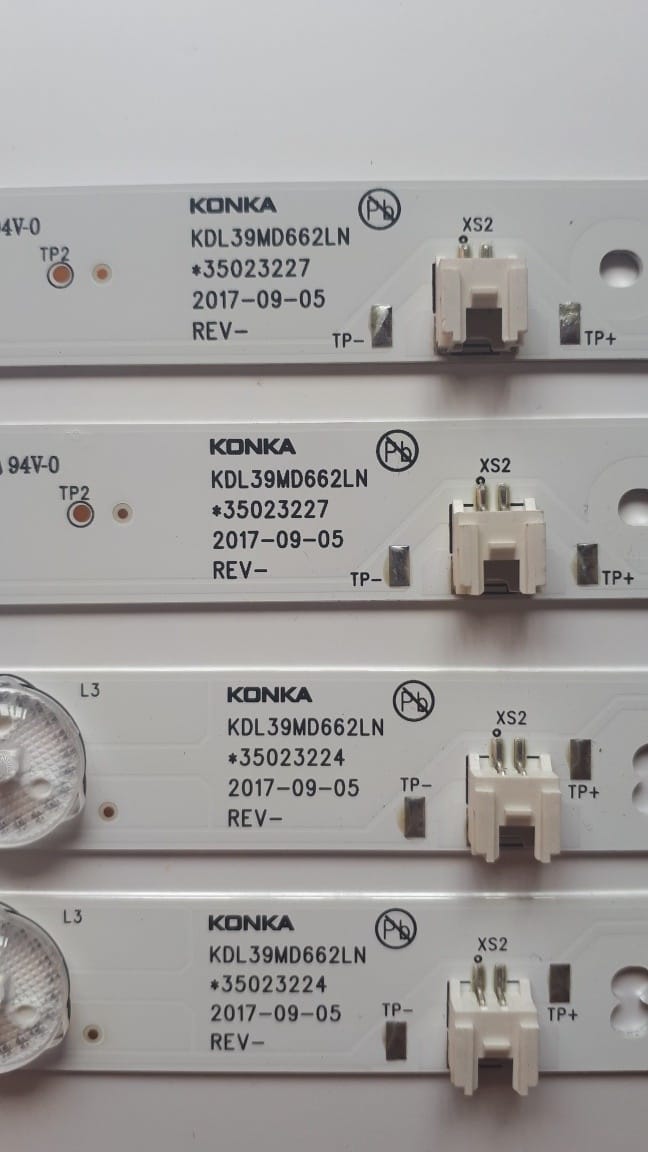 Barra de LED TOSHIBA TCL 39" L39S3900FS KDL39MD662LN - Kit Completo - Imagem 2