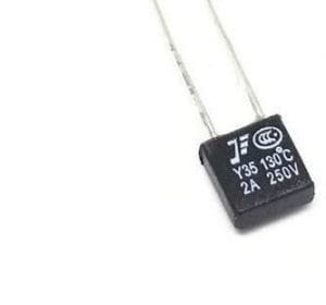 Fusível Térmico para Ventilador 2A/250V - 130 Graus