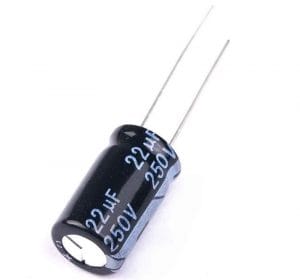 Capacitor Eletrolítico 22uF x 250V 105º - Unidade