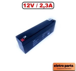 Bateria Selada Elgin 12V 2,3Ah VRLA – Terminal F1