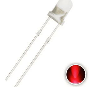 Led Alto Brilho 5mm Vermelho 10.000MCD
