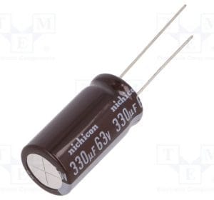 Capacitor Eletrolítico 330uF x 63V 105º - Unidade