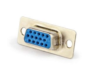 Conector DB15 Fêmea VGA para PCI