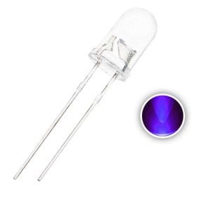 Led Alto Brilho 5mm Roxo 2.000MCD