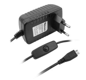 Fonte para Robótica 5V / 3A com Conector Micro USB e cabo ON/OFF