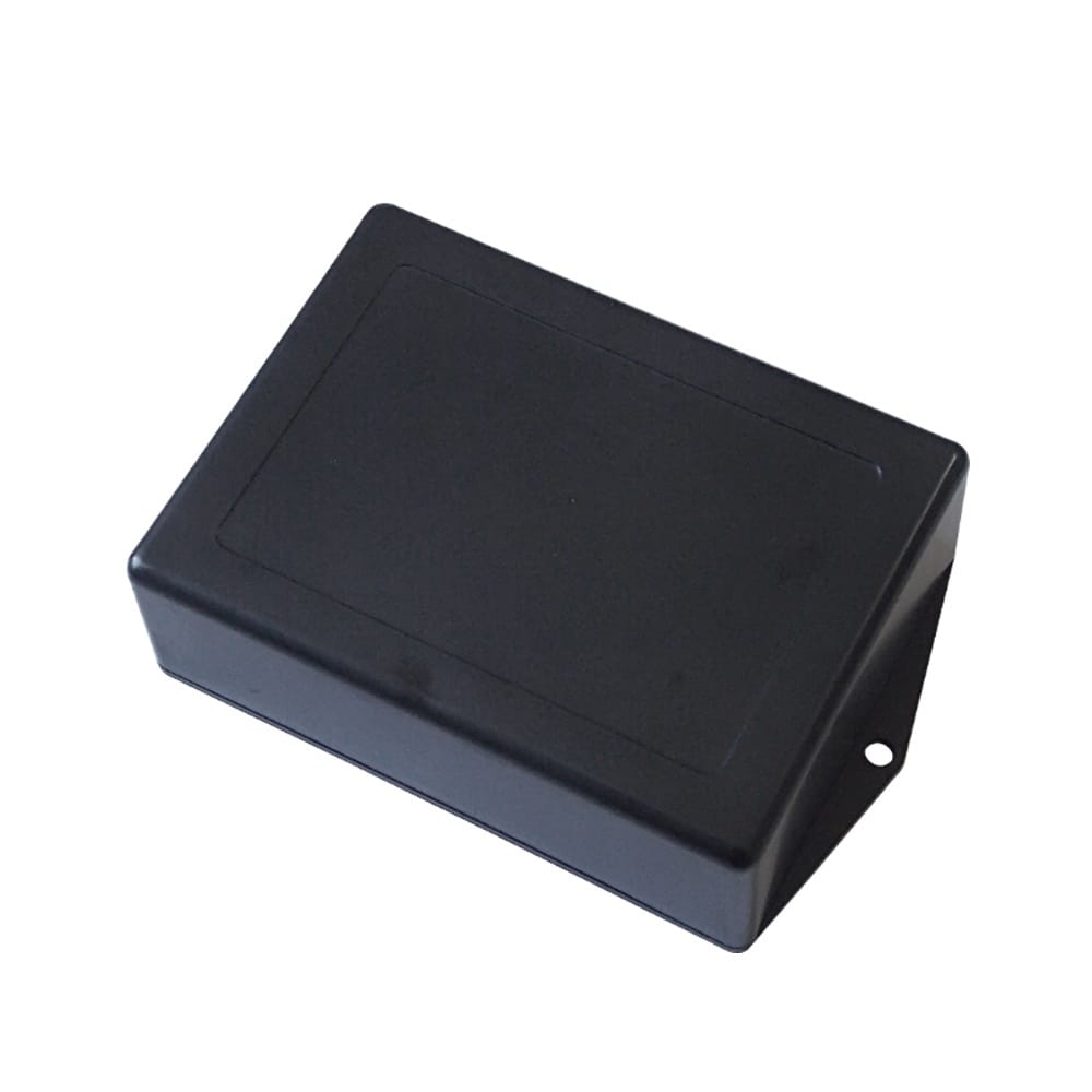 Caixa Plástica C96 x L70 x A35mm - Cinza c/ Aba