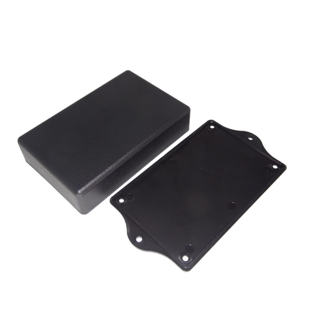 Caixa Plástica C96mm x L70mm x A25mm c/ Aba - Imagem 2