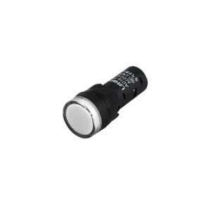 Sinaleiro LED Indicador 12V 16MM - Branco