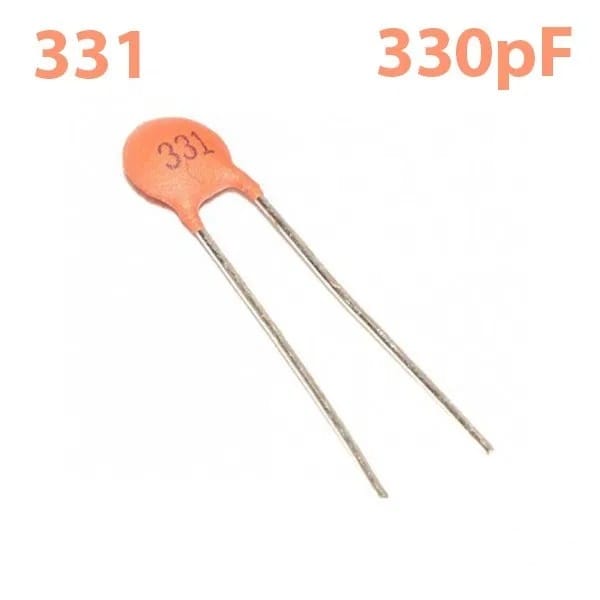 Capacitor Cerâmico 330pF x 50V - Unidade