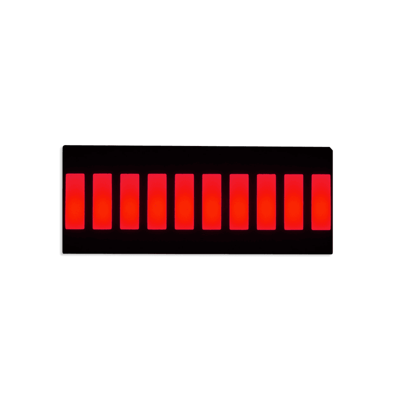 Display 10 Segmentos Barra Led Anodo Vermelho - Imagem 2