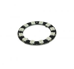 Anel de LED RGB WS2812 com 12 Leds 5050 Endereçável