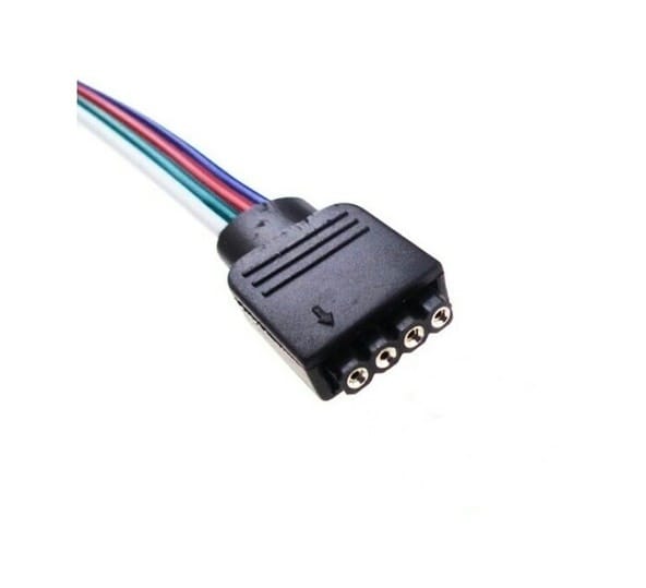Conector Controladora Fita LED RGB 15cm 5050 4vias - Imagem 2