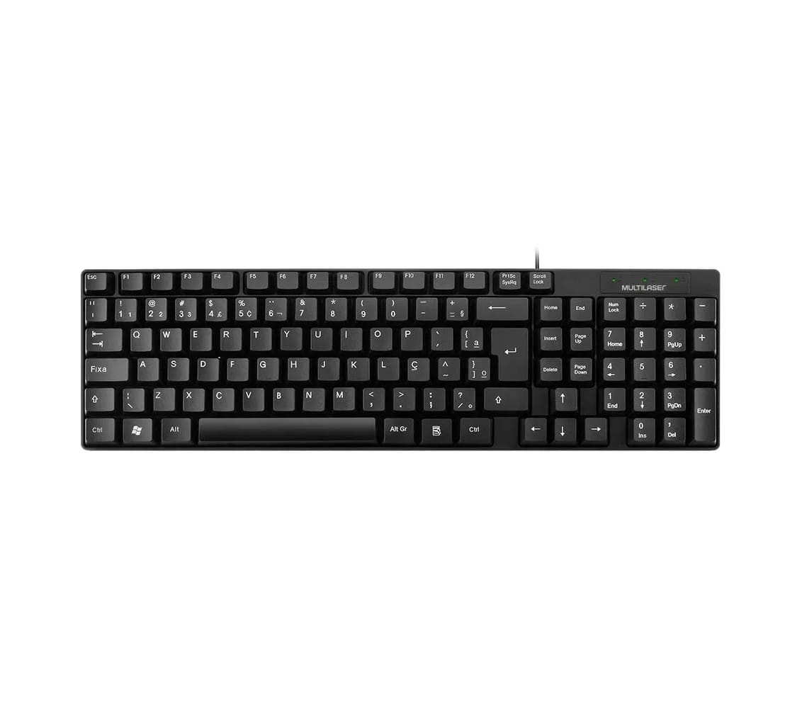 Teclado Com Fio Usb Multilaser TC193 - Imagem 2