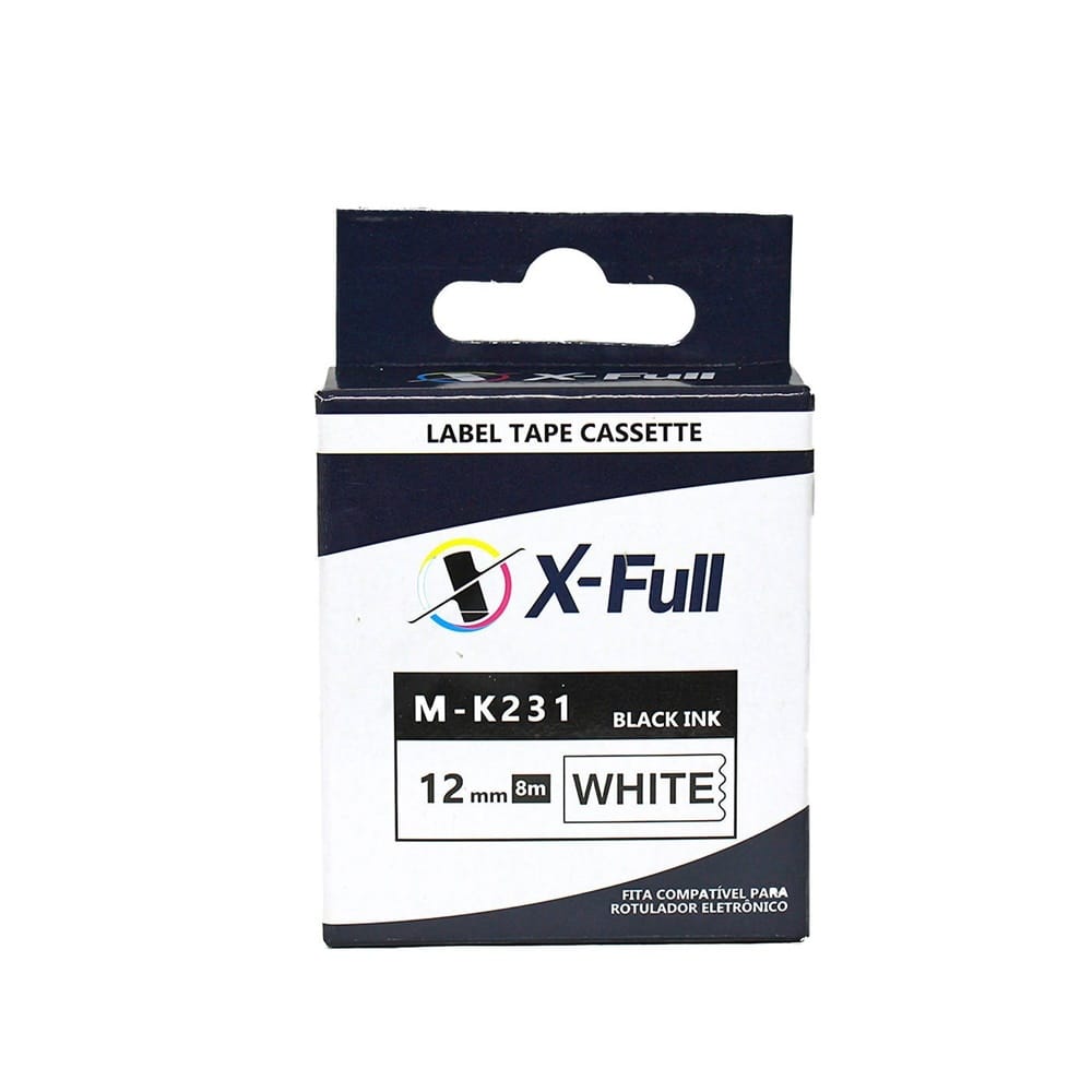 Fita Para Rotulador Eletrônico Brother M-K231 X-Full