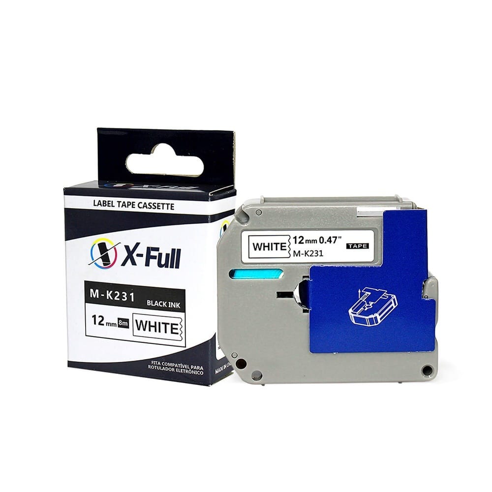 Fita Para Rotulador Eletrônico Brother M-K231 X-Full - Imagem 2