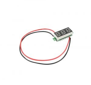 Mini Voltímetro Digital 2 Fios 4,5 a 30V - LED Azul