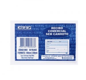Recibo Comercial Sem Canhoto São Domingos