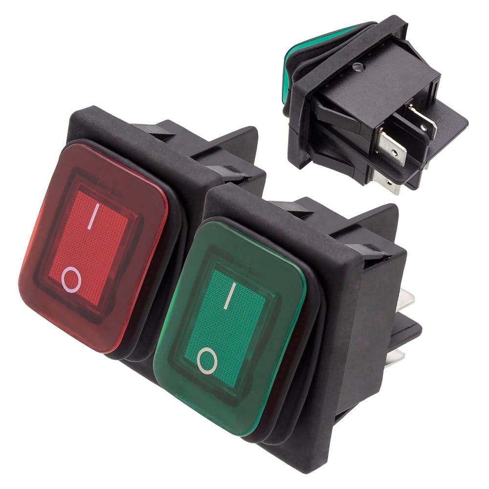 Chave Gangorra Prova D´ Agua 4 Terminais com 2 Posições - KCD2-201N-2-W - Imagem 4