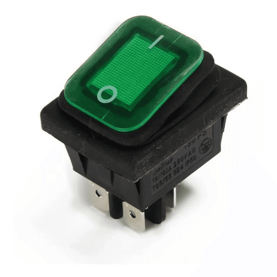 Chave Gangorra Prova D´ Agua 4 Terminais com 2 Posições - KCD2-201N-2-W