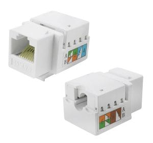 Keystone RJ45 8x8 CAT6 - Branco