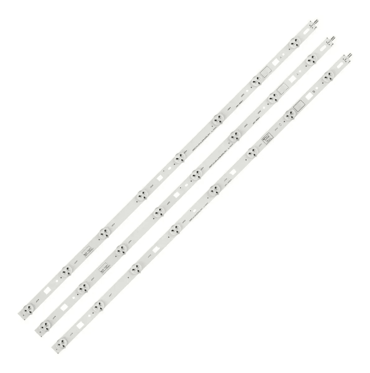 Kit 16 Strisce LED Per Sony KDL-60W610B/W605B/W630B/WM15B/W600B – 675 Mm, 8 LED Per Striscia, 3V