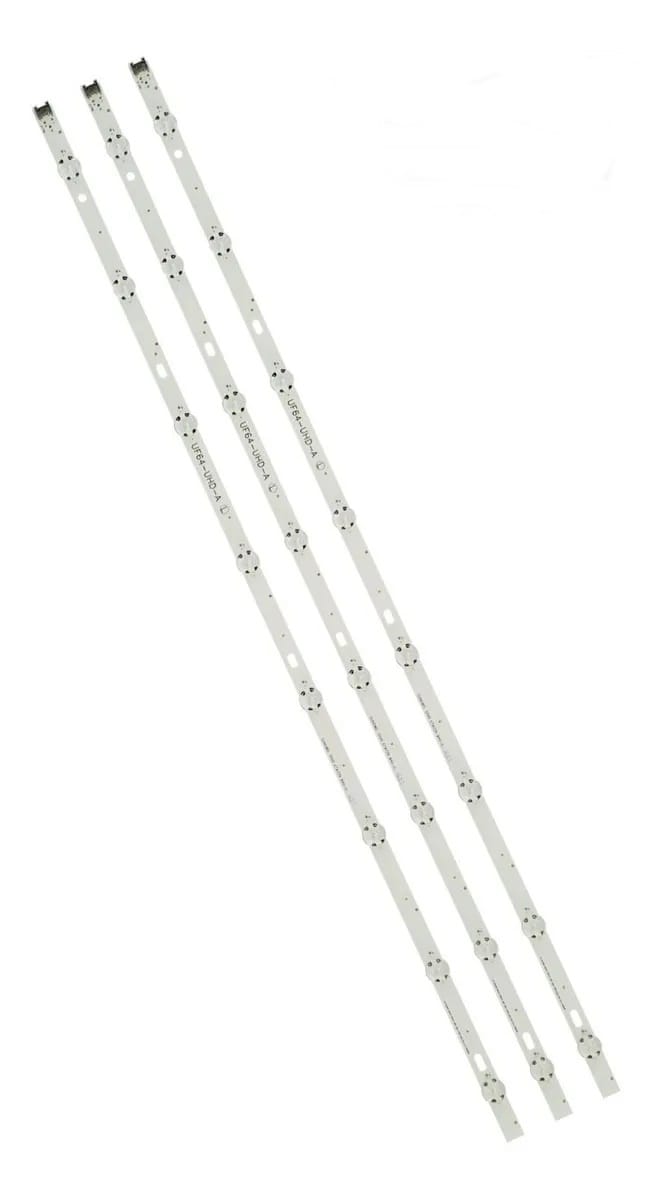 Barra de LED LG 43" 43UF6400 / 43UH6100 / 43UH6000 - Kit c/ 3 Barras 8 Led's de 3V cada.