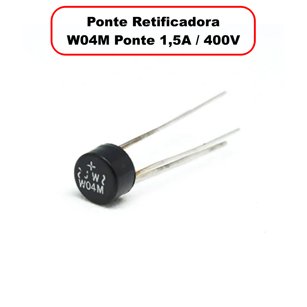 Ponte Retificadora W04M - 1,5A / 400V - Unidade - Imagem 6