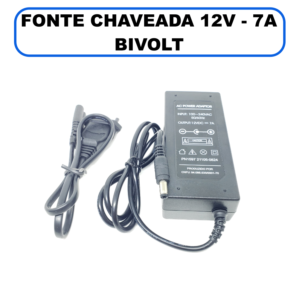 Fonte Chaveada - 12V / 7A Bivolt - Imagem 4
