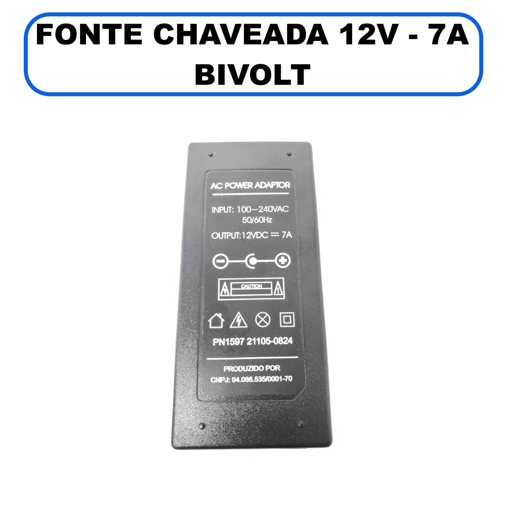 Fonte Chaveada - 12V / 7A Bivolt - Imagem 5