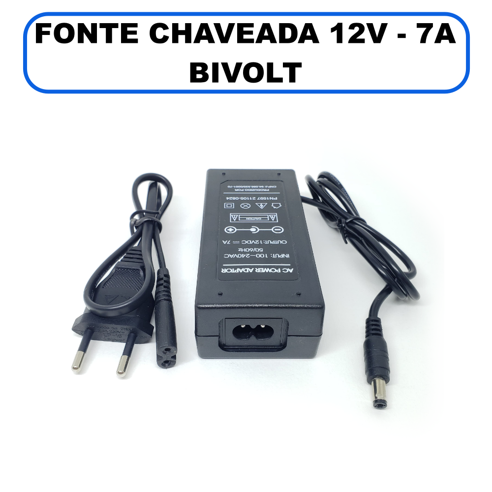 Fonte Chaveada - 12V / 7A Bivolt - Imagem 6