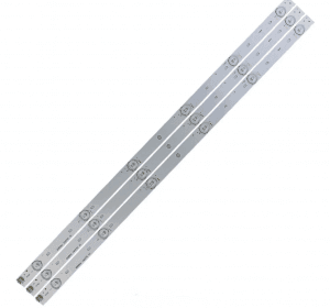 Barra de Led Philco 32" PH32F33 / DL3261(A) - 3 Barras 6 Led's de 3V e Conector Lateral