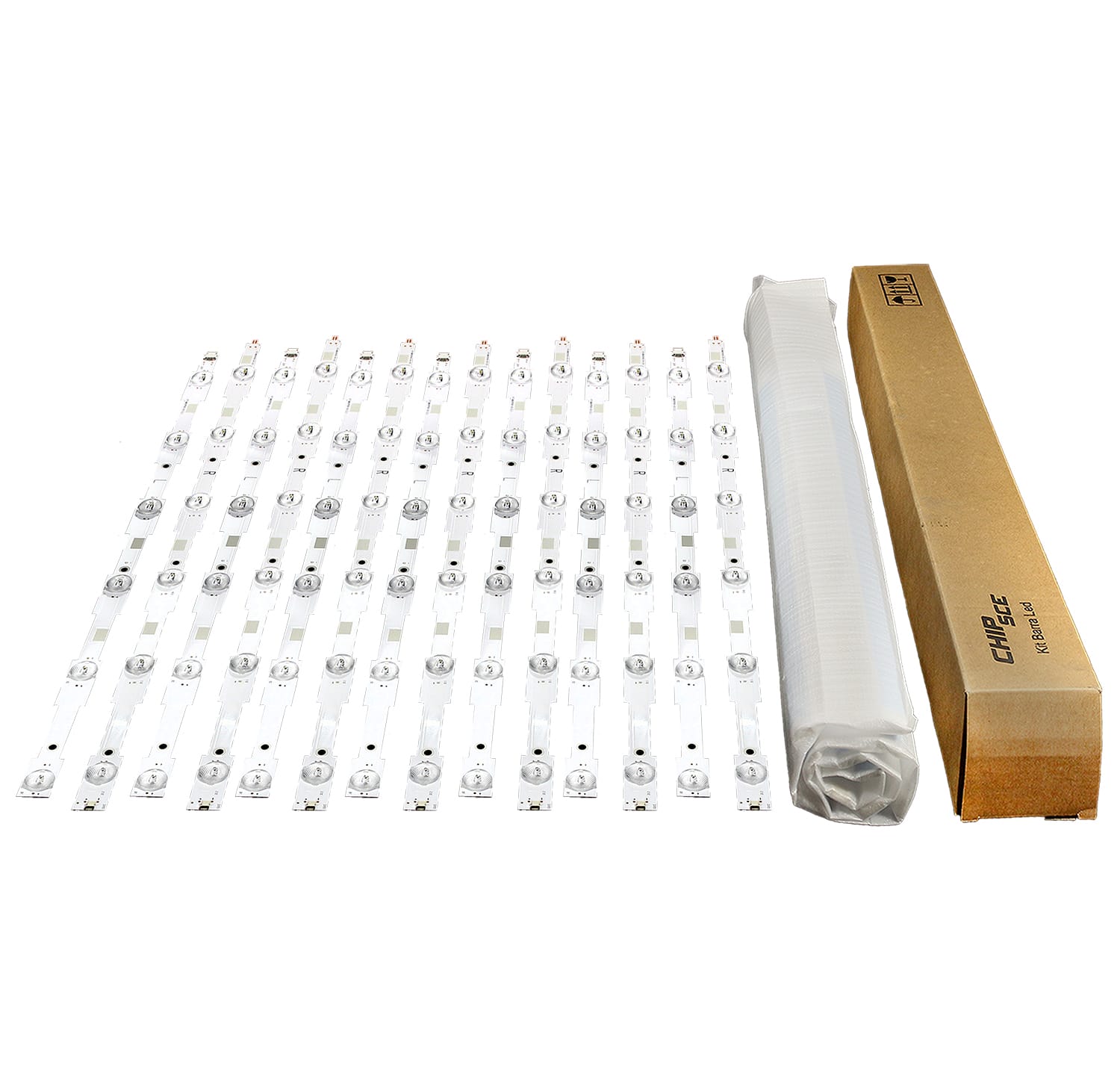 Barra de LED PHILIPS 55" 55PUG6700, 55PFG5100 - 14 Barras 6 Led's 3V