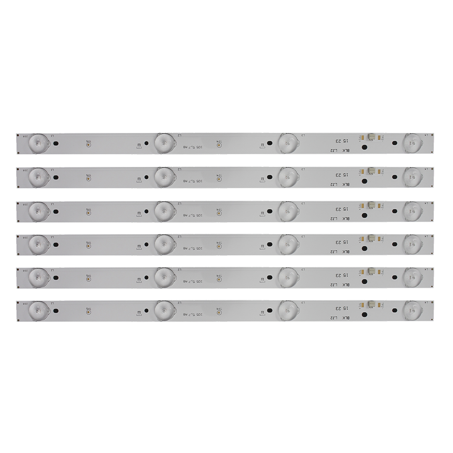 Barra de LED TOSHIBA 40" DL4053 / 40DL2500 / 40L1500 - Kit c/6 Barras 4 Led's 6V - Imagem 2