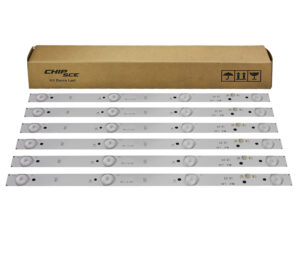 Barra de LED TOSHIBA 40" DL4053 / 40DL2500 / 40L1500 - Kit c/6 Barras 4 Led's 6V