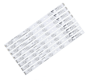 Barra de LED TOSHIBA DL3954 / DL3954(A)F - Kit com 8 Barras de 6 Led's 6V