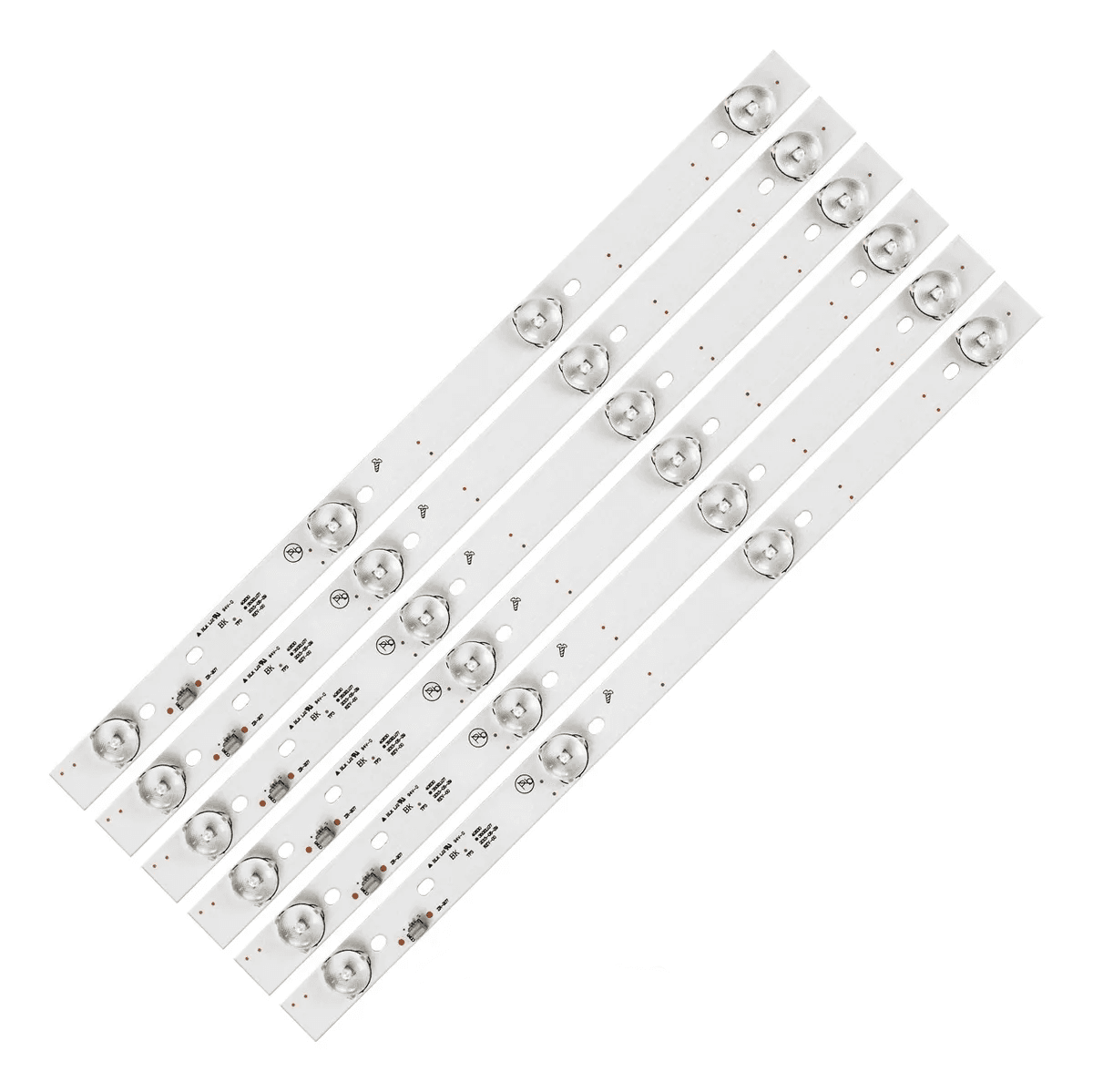 Barra de LED TOSHIBA 40" DL4053 / 40DL2500 / 40L1500 - Kit c/6 Barras 4 Led's 3V