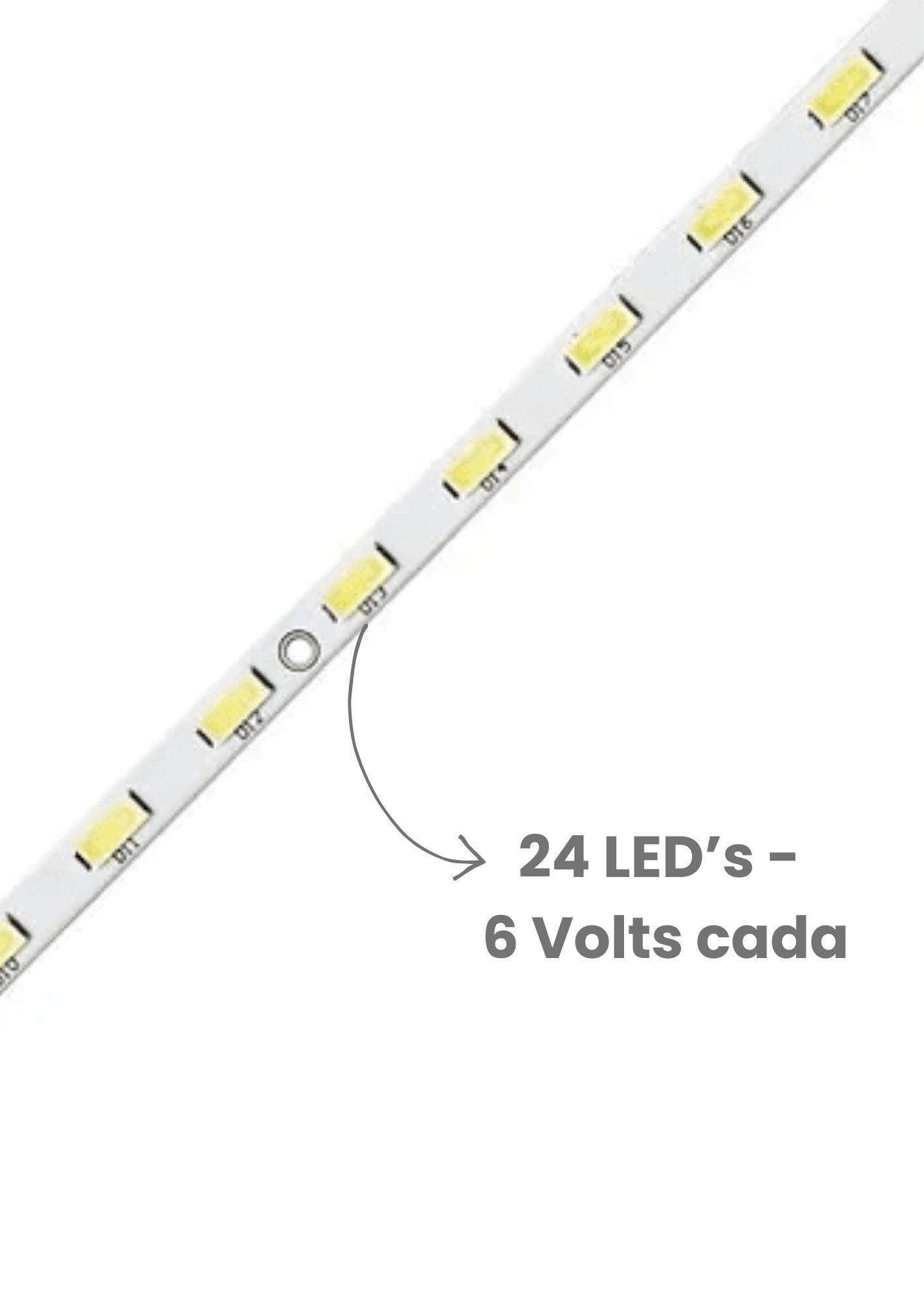Barra de Led Philco 29" PH29T21D - Kit c/ 1 Barra com 24 Led's de 6V - Imagem 3