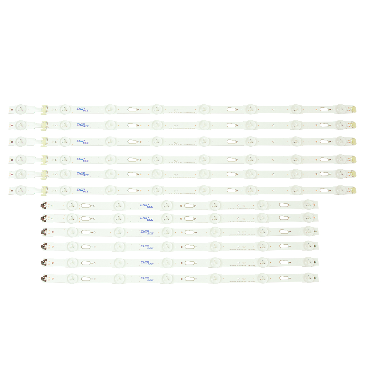 Barra de Led Samsung 55" UN55JU6500 / UN55MU6100 / UN55KU6000 - 12 Barras