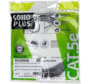 Cabo de Rede - Patch Cord CAT5E 1,5 Metros