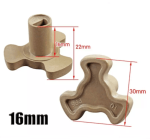 Eixo do Prato Tipo Trevo Eixo c/ 16mm