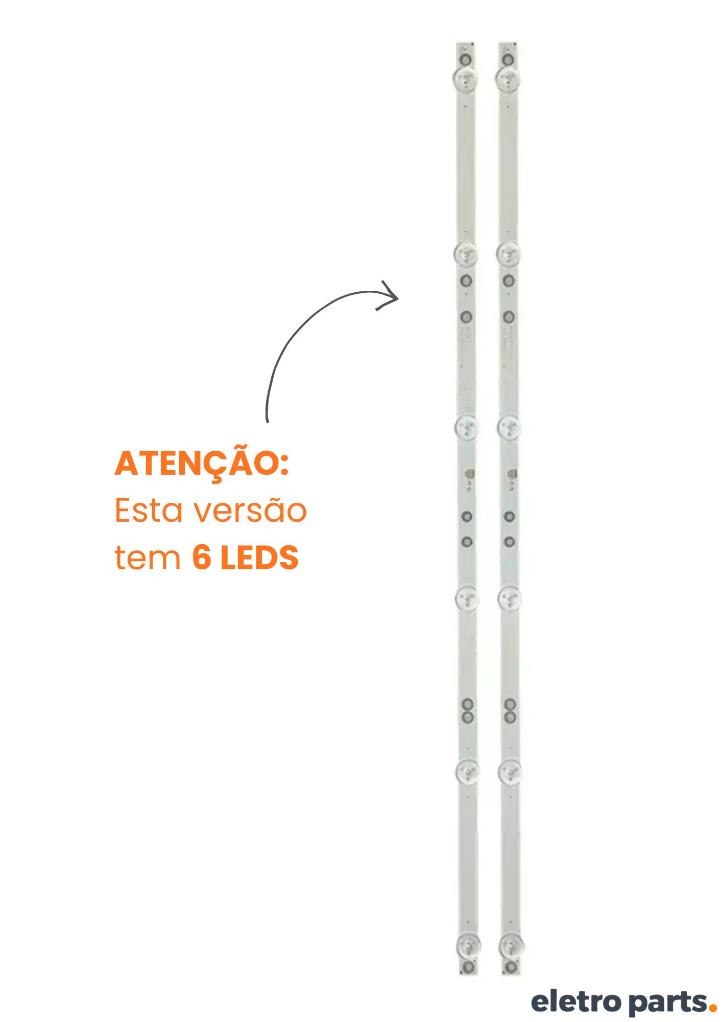 Barra de Led Philips 32' 32PHG5813 Versão 6 Led's – Kit c/ 2 Barras - Imagem 2