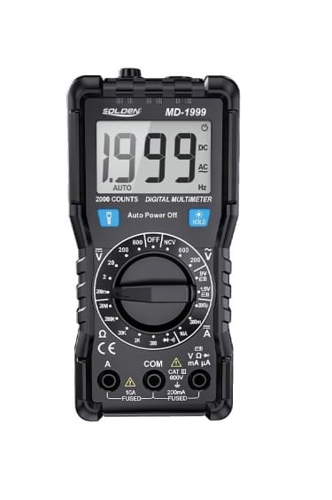 Multímetro Digital MD-1999 Volt Detect - Solden / Icel