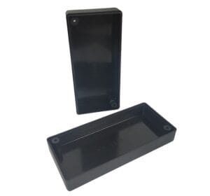 Caixa Plástica C90mm x L40mm x A24mm - Preta