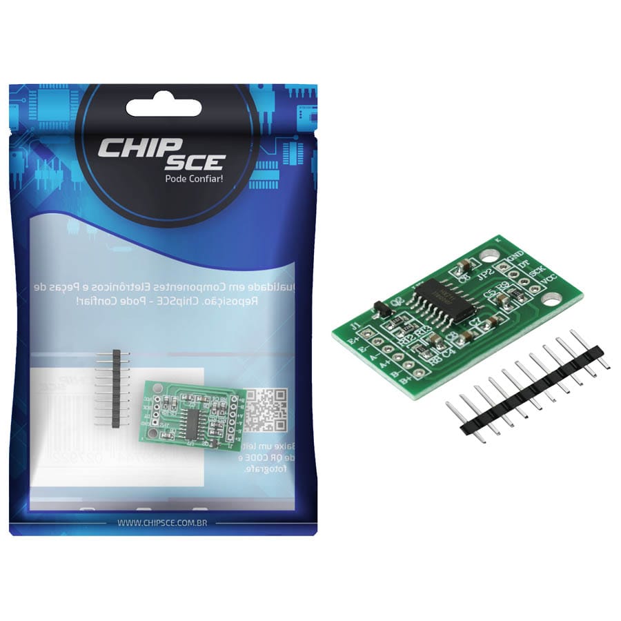 Modulo Conversor Amplificador HX711 24BTS - 2 Canais