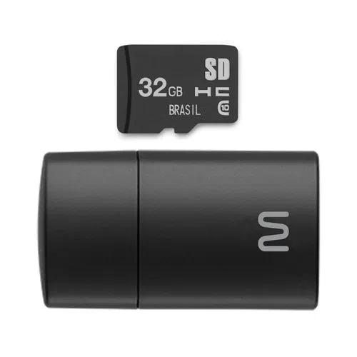 Pendrive 2 em 1 - Leitor USB + Cartão de Memória 32GB