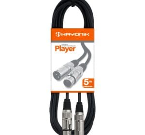 Cabo XLR(F) x XLR(M) com 5 Metros p/ Microfone - Hayonik Player