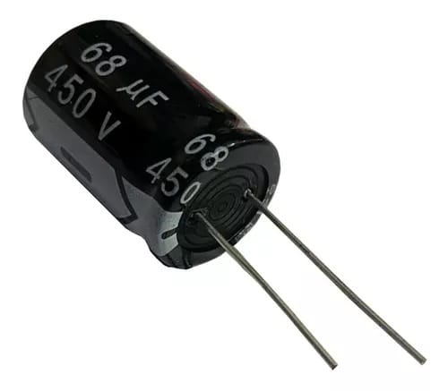 Capacitor Eletrolítico 68uF x 450V 105º