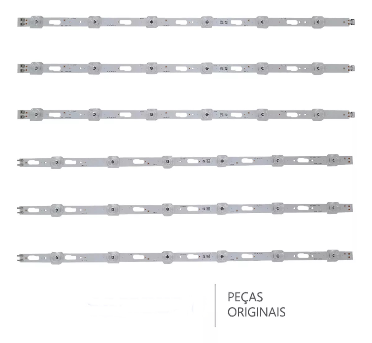 Barra de LED Samsung 50" UN50AU7700 / BE50T-HB - 6 Barras 6 Led's 3V