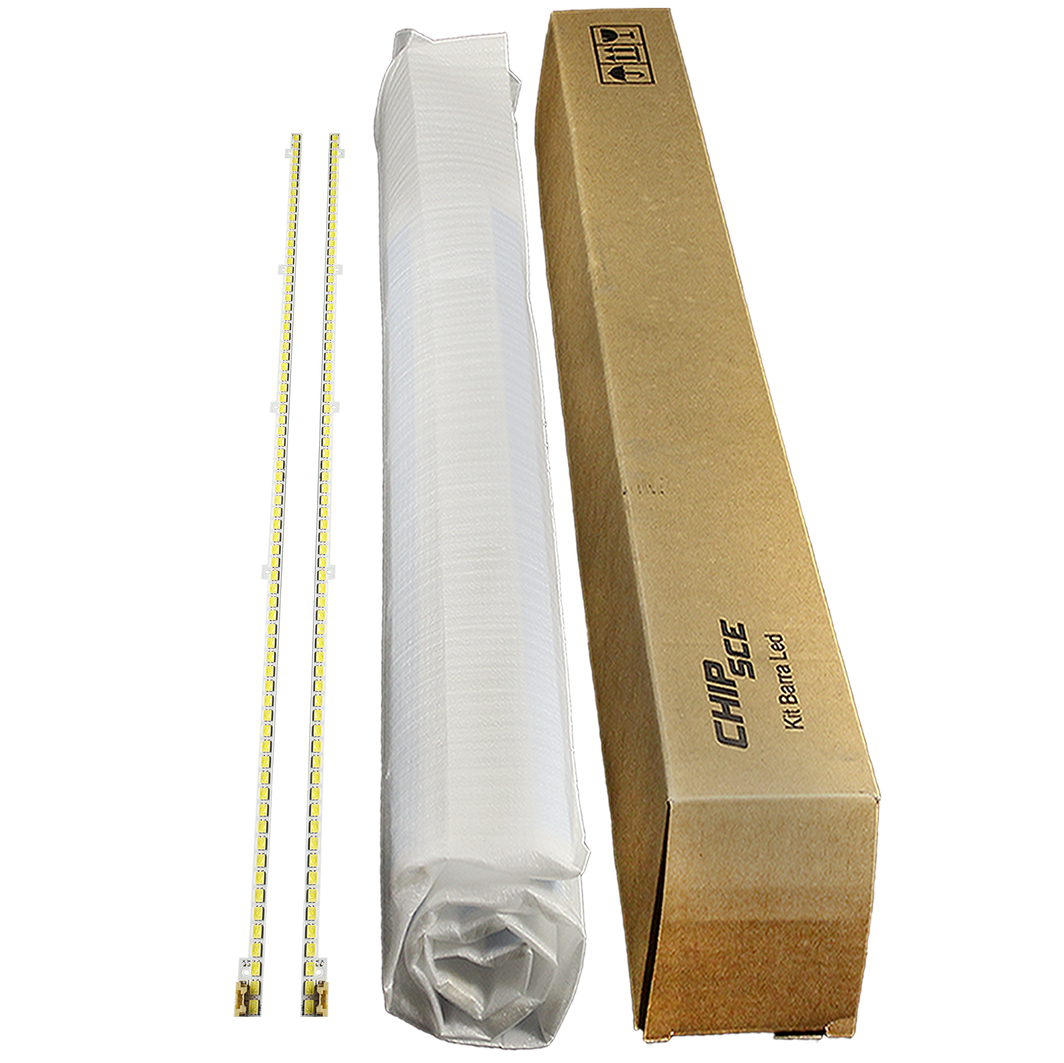 Barra de Led Samsung 40" UN46D5000, 46D5500, 46D5800, 46D6000 - 2 Barras 72 Led's 3V. - Imagem 4